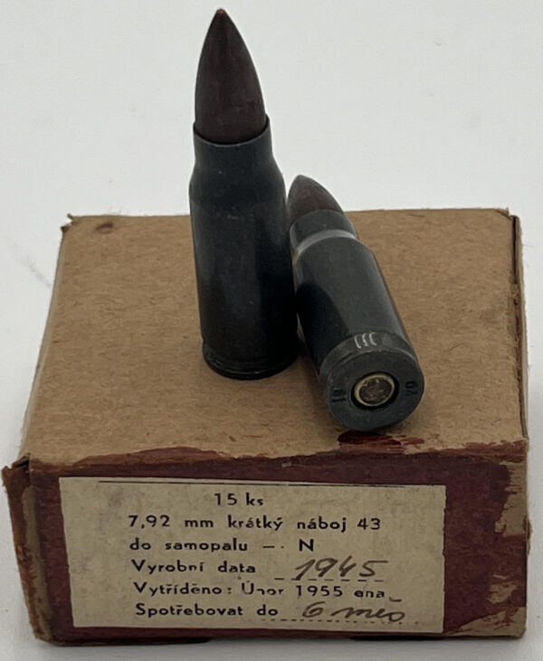 German 7.92x33 Kurz vintage ammuntion