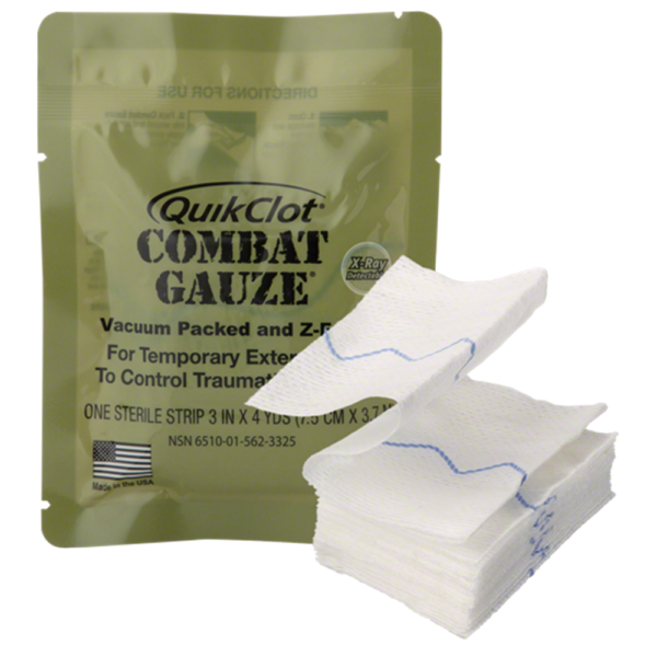 Quick Clot Combat Gauze Military Surplus