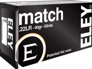 ELEY MATCH 22LR 40GR LRNFP 50RD (LOT #1024-04158) free shipping over $250