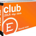 ELEY CLUB 22LR 40GR. ROUND NOSE 50RD BOX (lot #3124-40013) Free Shipping over $250