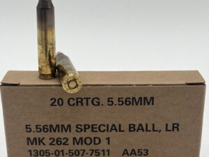 5.56x45mm – 77 gr OTM – Black Hills ( MK262 Mod 1-C) 20 round box Free shipping over $250 no tax outside IL