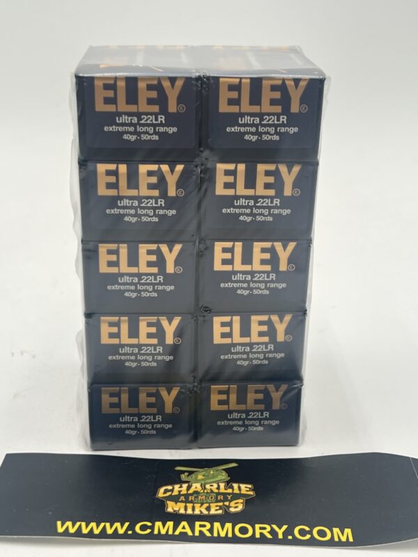 ELEY ULTRA EXTREME LONG RANGE 22LR 40GR RN 500RD BRICK (50RDX10) Free shipping over $250