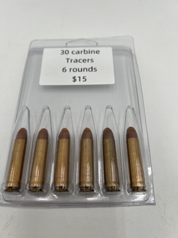 .30 Carbine Lake City Tracer ammunition 6 round blister pack