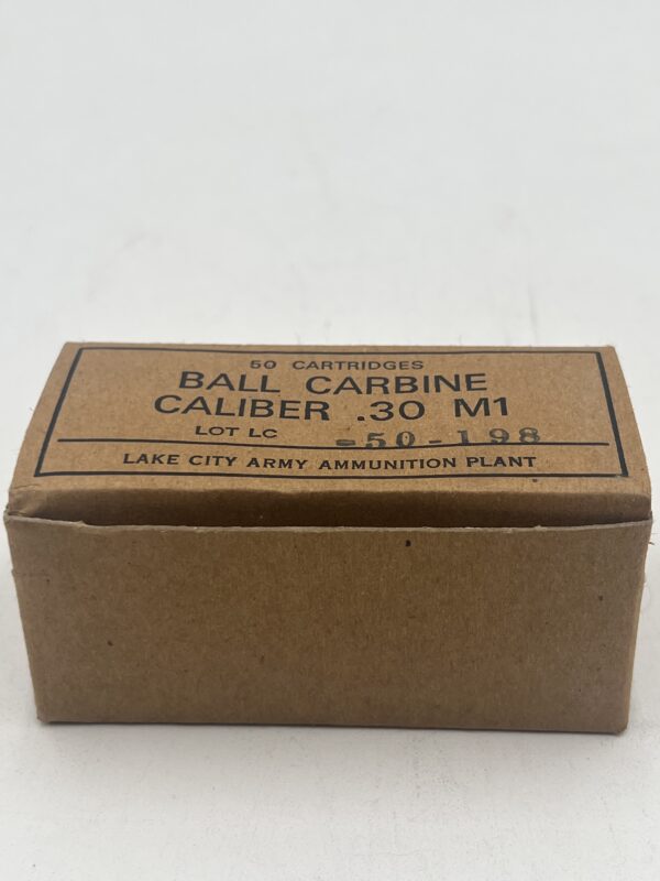 Lake City .30 Carbine in 50 round box