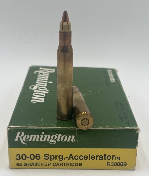 .30-06 Springfield Remington Accelerator 55 grain 20 round box of ammunition