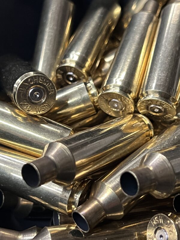 270 WSM Winchester Headstamp Clean range brass 50 pack