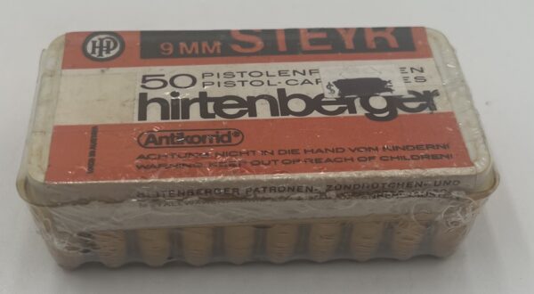 Hirtenberger 9x23 Steyr  50 rounds FMJ