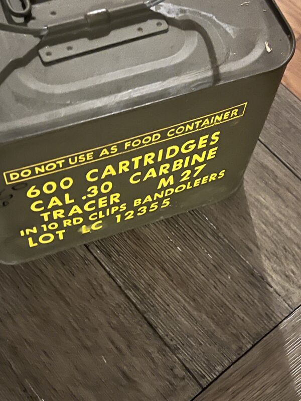 .30 Carbine Lake City 600rd tracer Spam can