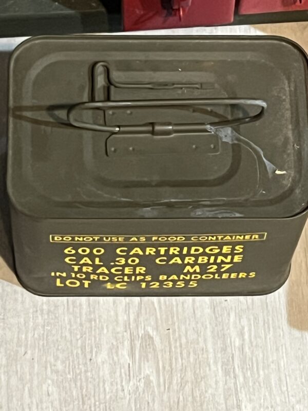 .30 Carbine Lake City 600rd tracer Spam can