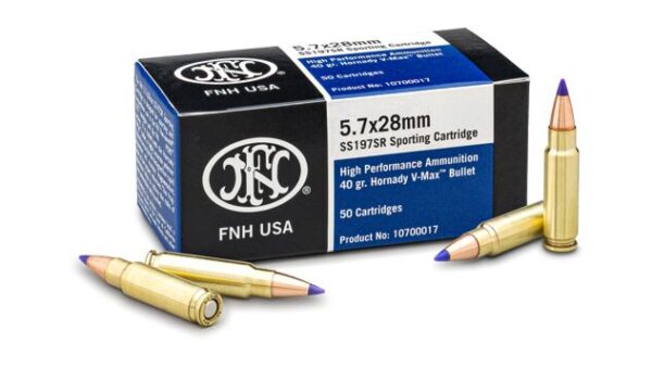 FN 5.7X28 40GR V-MAX SS197SR 50RDx10 (500 rd case)
