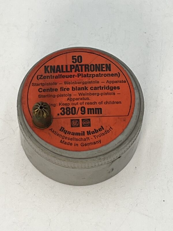.308/9mm RWS center fire blank cartridges 50 count