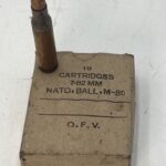 7.62x51 M80 ball O.F.V. 1979 box of 10 rounds