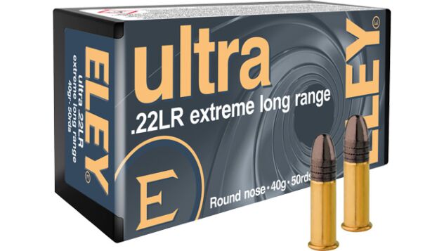 ELEY ULTRA EXTREME LONG RANGE 22LR 40GR RN 500RD BRICK (50RDX10) Free shipping over $250