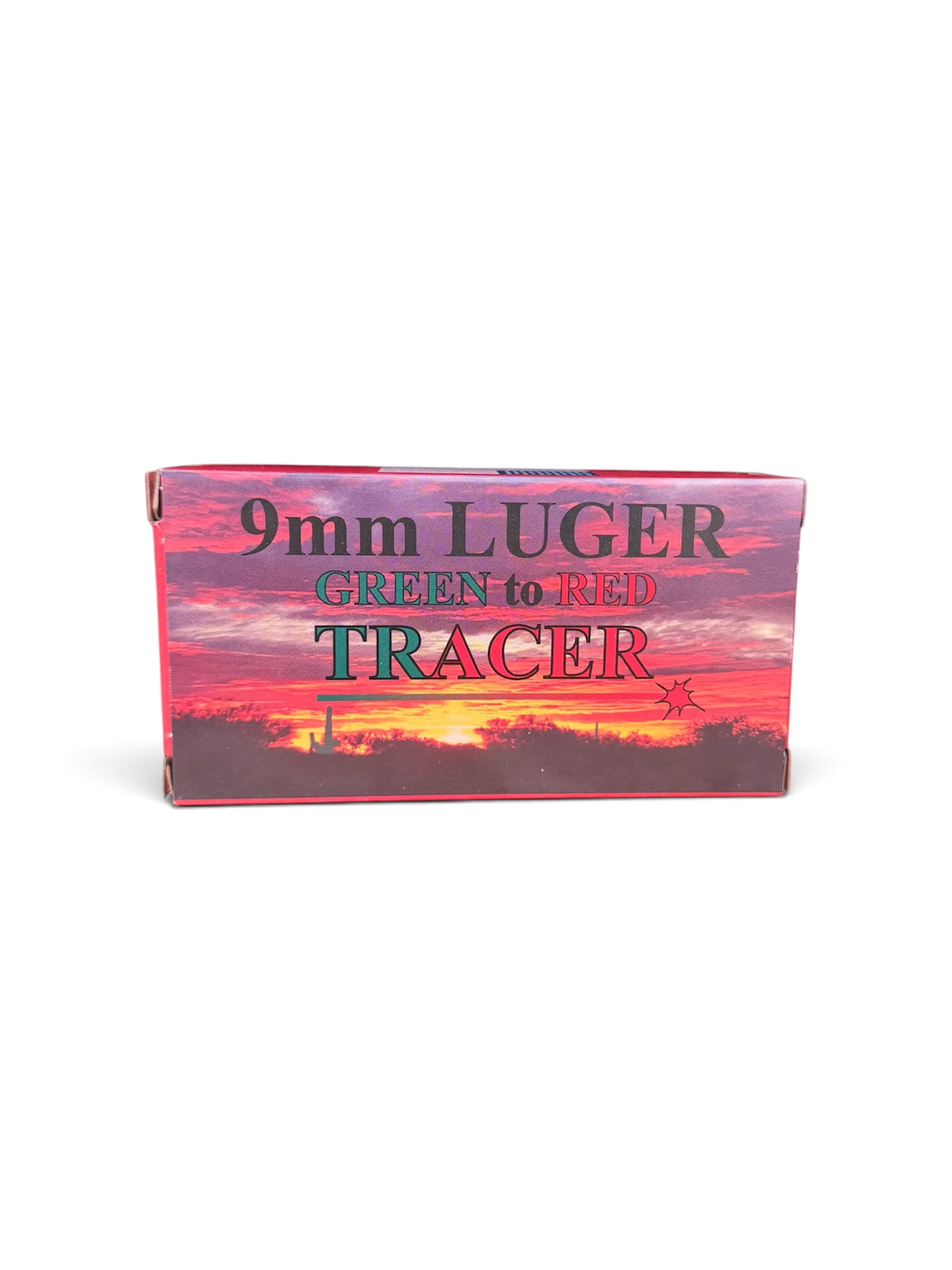 9mm Happy Valley tracer ammo 50 round box Green to Red