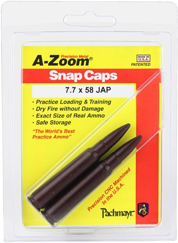 A-ZOOM METAL SNAP CAP – 7.7X58 JAP 2-PACK