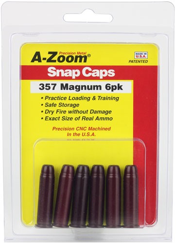 A-ZOOM METAL SNAP CAP .357 – MAGNUM 6-PACK