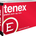 ELEY TENEX PISTOL 22LR 40GR – ROUND NOSE 50RD 100BX/CS