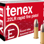 ELEY TENEX RAPID FIRE PISTOL – 22LR 40GR RN 50RD 100BX/CS