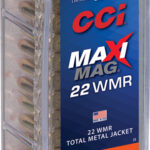 CCI MAXI-MAG 22WMR 40GR FMJ – SOLID 1875FPS 50RD 40BX/CS