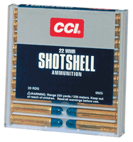 CCI SHOTSHELL 22WMR 52GR #12 – SHOT 1000FPS 20RD 100BX/CS