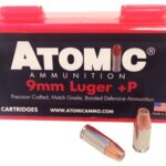 ATOMIC 9MM LUGER +P 124GR JHP – 50RD 10BX/CS