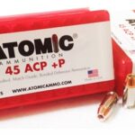 ATOMIC AMMO 45ACP +P – 185GR BONDED JHP 50-PACK