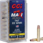 CCI MAXI-MAG 22WMR 30GR TNT – JHP 2200FPS 50RD 40BX/CS