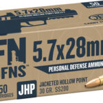 FN 5.7X28 30GR JHP SS200 – 50RD 10BX/CS