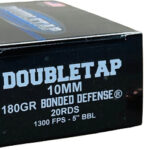DOUBLETAP 10MM 180GR JHP – BONDED DEFENSE 20RD 50BX/CS