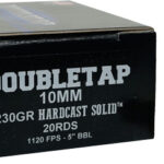 DOUBLETAP 10MM 230GR WFNGC – HARDCAST SOLID 20RD 50BX/CS