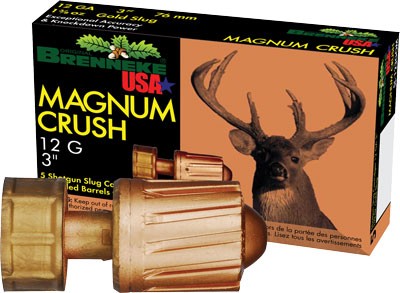 BRENNEKE USA MAGNUM CRUSH 12GA – 3″ 1-1/2OZ SLUG 5RD 50BX/CS