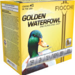 FIOCCHI GOLDEN WATERFOWL 12GA – 3″ 1-1/4OZ #BB 25RD 10BX/CS