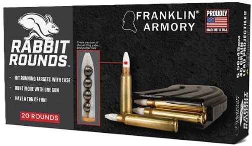 FRANKLIN ARMORY RABBIT ROUNDS – 5.56 BB SHOT 20RD BOX
