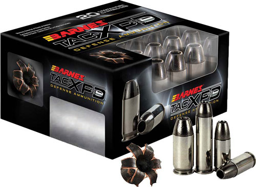 BARNES TAC-XPD 357 MAG 125GR – TAC-XP 20RD 10BX/CS