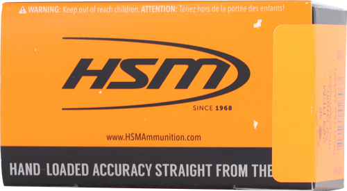 HSM AMMO RMFG 223 52GR MATCH – HPBT 50RD 20BX/CS