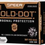 SPEER GOLD DOT 327 FEDERAL – 100GR GDHP 20RD 10BX/CS