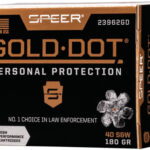 SPEER GOLD DOT 40 SW – 180GR GDHP 20RD 10BX/CS