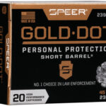 SPEER GOLD DOT 45 ACP 230GR – GDHP SHORT BARREL 20RD 10BX/CS