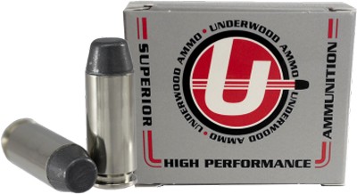 UNDERWOOD 10MM 200GR HARD CAST – LEAD-FN 20RD 10BX/CS
