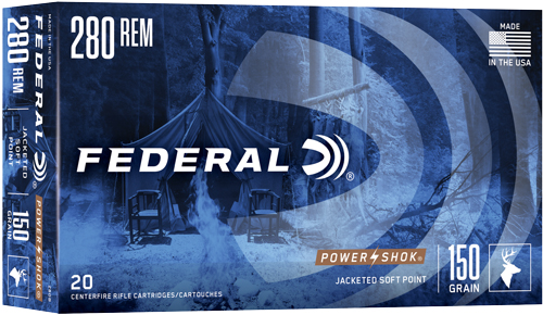 FEDERAL POWER-SHOK 280 REM – 150GR SP 20RD 10BX/CS
