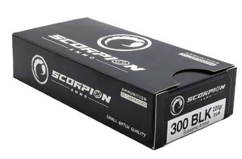 SCORPION 300 BLACKOUT 220GR – SUBSONIC 20RD 20BX/CS