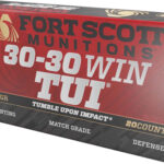 FORT SCOTT 30-30 WIN 130GR TUI – SOLID COPPER 20RD 10BX/CS