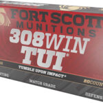 FORT SCOTT 308 WIN 168GR TUI – SOLID COPPER 20RD 10BX/CS