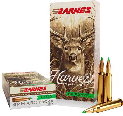 BARNES HARVEST 6MM ARC100GR – TIPPED GAMEKING 20RD 10BX/CS