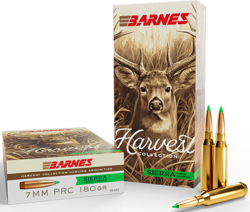 BARNES HARVEST 7MM PRC 180GR – TIPPED GAMEKING 20RD 10BX/CS