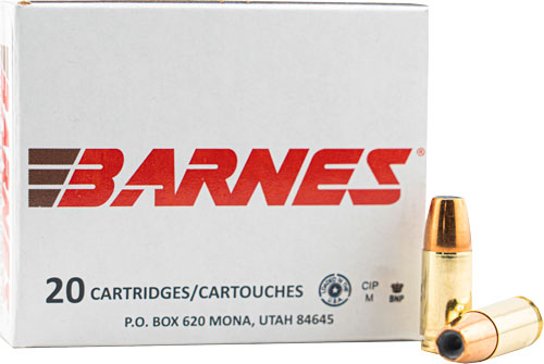 BARNES 9MM 115GR JHP – 20RD 10BX/CS