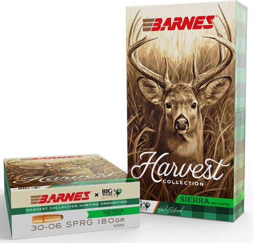 BARNES HARVEST 30-06 SPRG – 180GR RN 20RD 10BX/CS