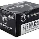 SCORPION 357 MAG – 158GR JHP 20RD 10BX/CS
