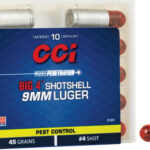CCI SHOTSHELL 9MM LUGER 53GR – #4 SHOT 10RD 20BX/CS
