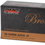 PMC 38 SUPER +P 130GR FMJ-RN – 50RD 20BX/CS